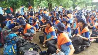 outbond kegiatan pra kuliah PSPP Penerbangan