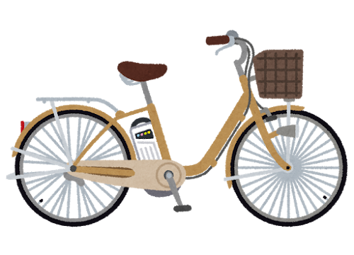 電動アシスト自転車のイラスト