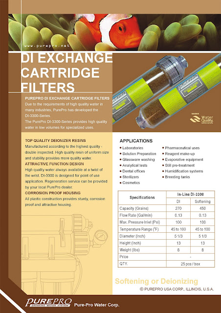 PurePro® Deionization Filter