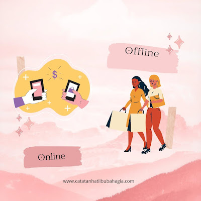 Belanja online dan offline