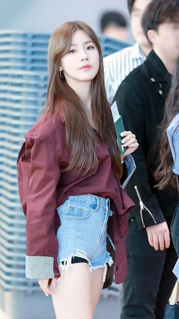 Miyeon (Korean: 미연; Japanese: ミヨン) is a South Korean singer, model and actress under Cube Entertainment. She is the main vocalist of the girl group (G)I-DLE.