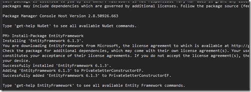 install-entity-framework install-entity-framework