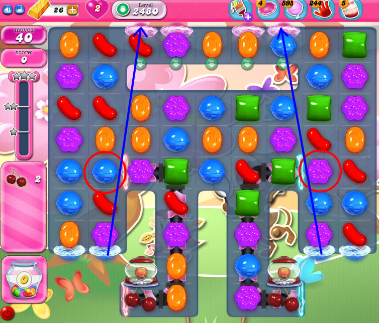 Candy Crush Saga level 2480