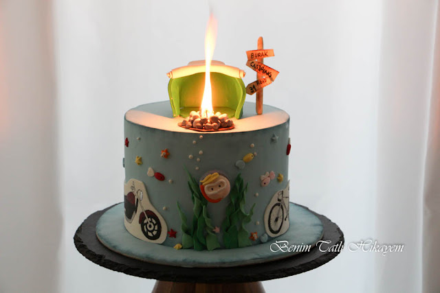 camping cake