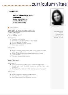 Plantillas curriculum vitae para rellenar  CURRICULUMS VITAE