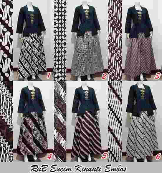 Model Pakaian Batik Setelan Rok Panjang ~ Busana Baju 