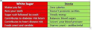 stevia vs gula pasir