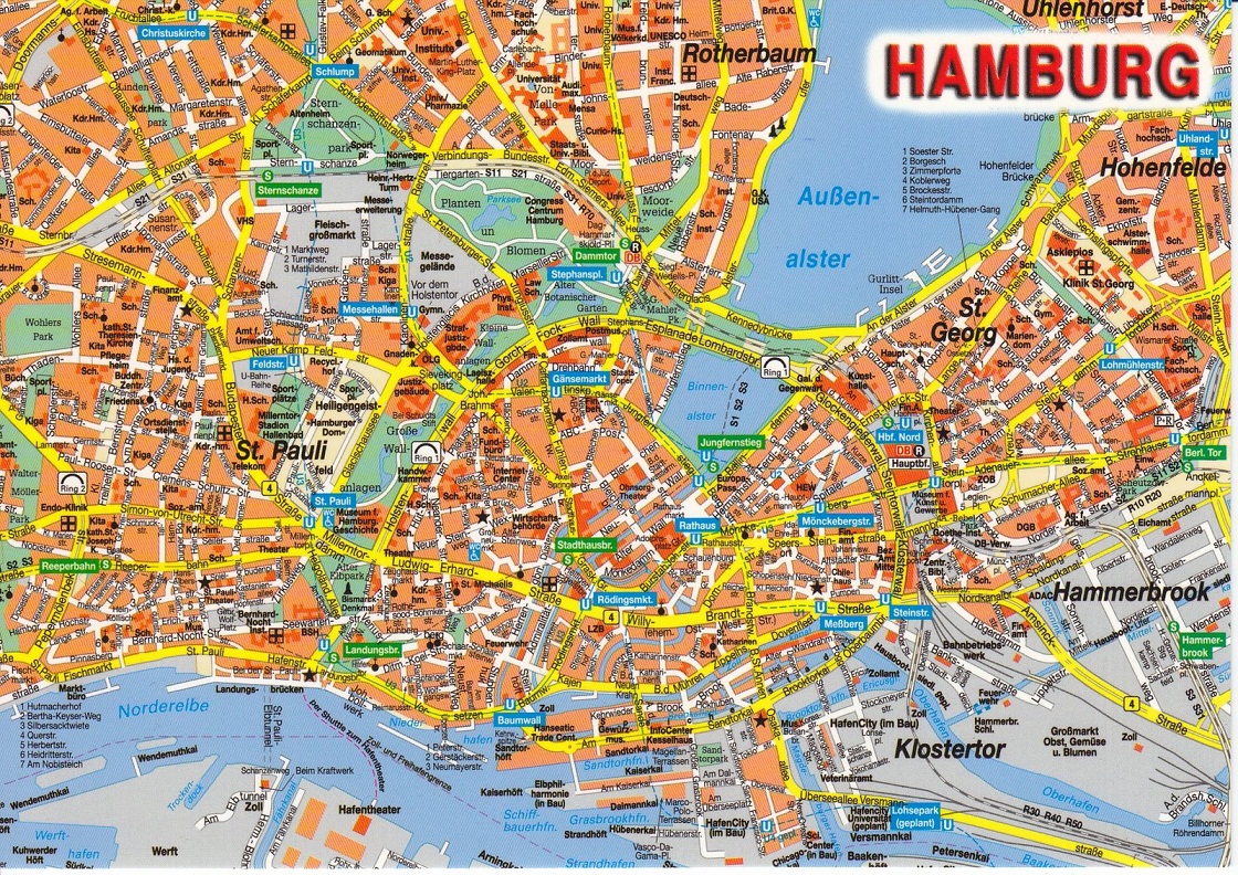  Hamburg  Karte von Bundesl nder Landkarte Deutschland  