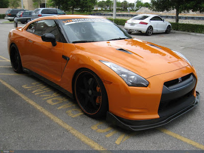 Mega Wallpaper NISSAN SKYLINE VQ Lambo Orange GTR