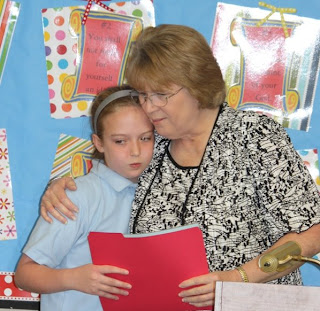 Cat and her teacher