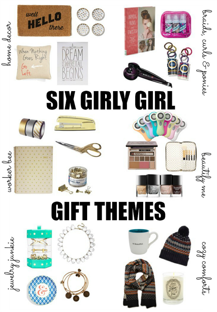 Six Themes for Christmas present s for the girls holiday gift guide