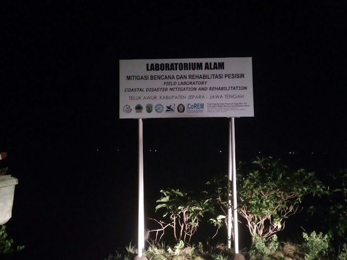 Signboard Visual Airbrush FPIK UNDIP Laboratorium Alam @ Teluk Awur - Jepara