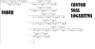 http://kelasnesia.blogspot.com - Kumpulan Contoh Soal Matematika SMA Logaritma Kelas X Sampai XII Lengkap dengan Pembahasannya