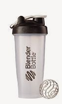 <br />BlenderBottle Classic Loop Top Shaker Bottle, Clear Black, 28 Ounce