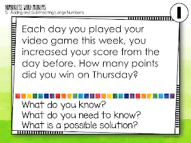 Runde's Room:  Numberless Word Problems