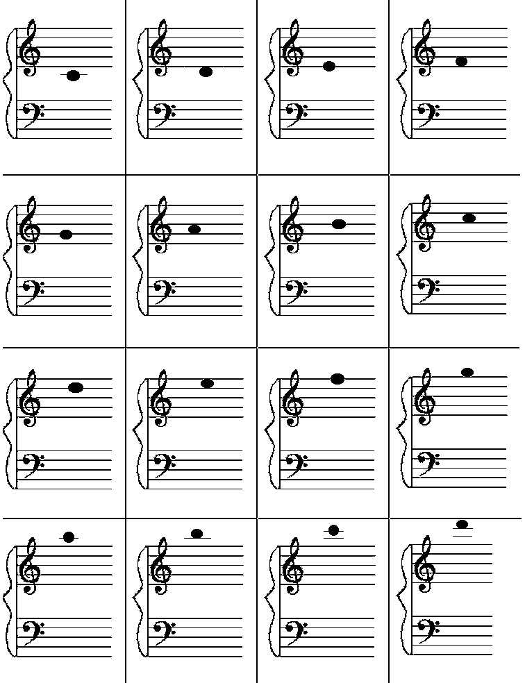 The Best printable music note flash cards Roy Blog
