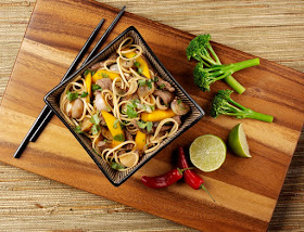 Teriyaki Beef, Mango And Shallot Stir Fry