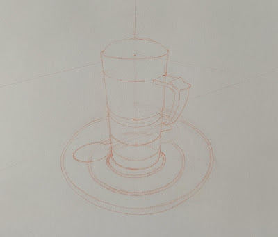 lineas de encaje del dibujo de café