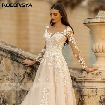 RODDRSYA Elegant O-Neck Wedding Dresses Lace Up A-Line Appliques Long Sleeves Beach Bride Gowns robe de mariée bohème Plus Size New-online-buy-Sell-best-Price-Fashion-ladies-girls-Brand-High Quality-AliexpressForSaleServices #Dress #WeddingDress #ElegantDress #Lace UpDress #LongDress #SleevesDress #BrideDress #Plus SizeDress #NewDress #buyDress #bestDress #FashionDress #ladiesDress #BrandDress