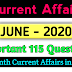 Current Affairs June 2020 | June Current Affairs in Bengali | Important Current Affairs 2020