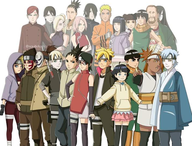 semua karakter boruto