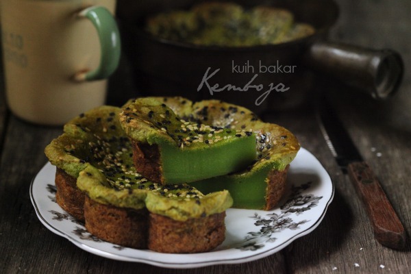 Kuih Bakar Kemboja sedapnya - masam manis