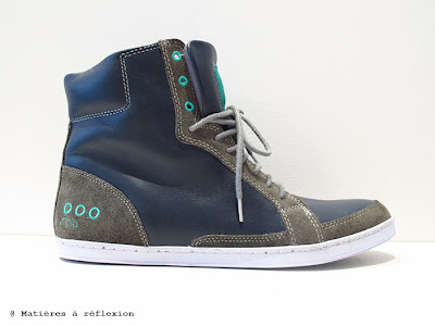 Sneakers Piola homme slippery elm bleu/vert