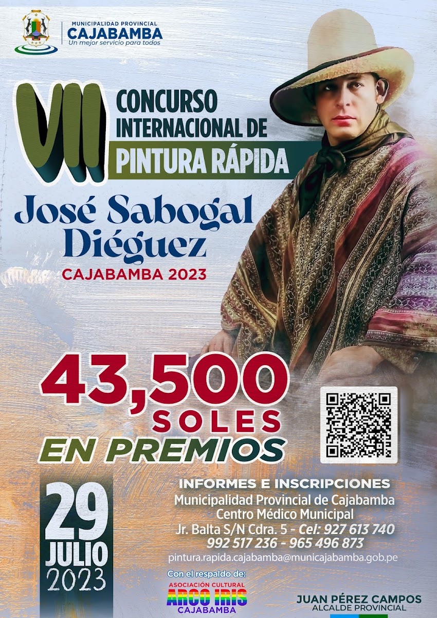 VII CONCURSO INTERNACIONAL DE PINTURA RÁPIDA "JOSÉ SABOGAL DIEGUEZ" 2023 