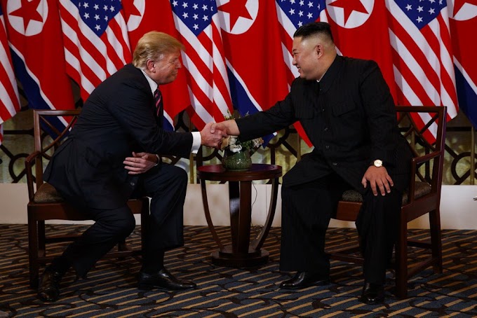 Mundo// Trump sostiene un "muy buen diálogo" con Kim en primer día de cumbre