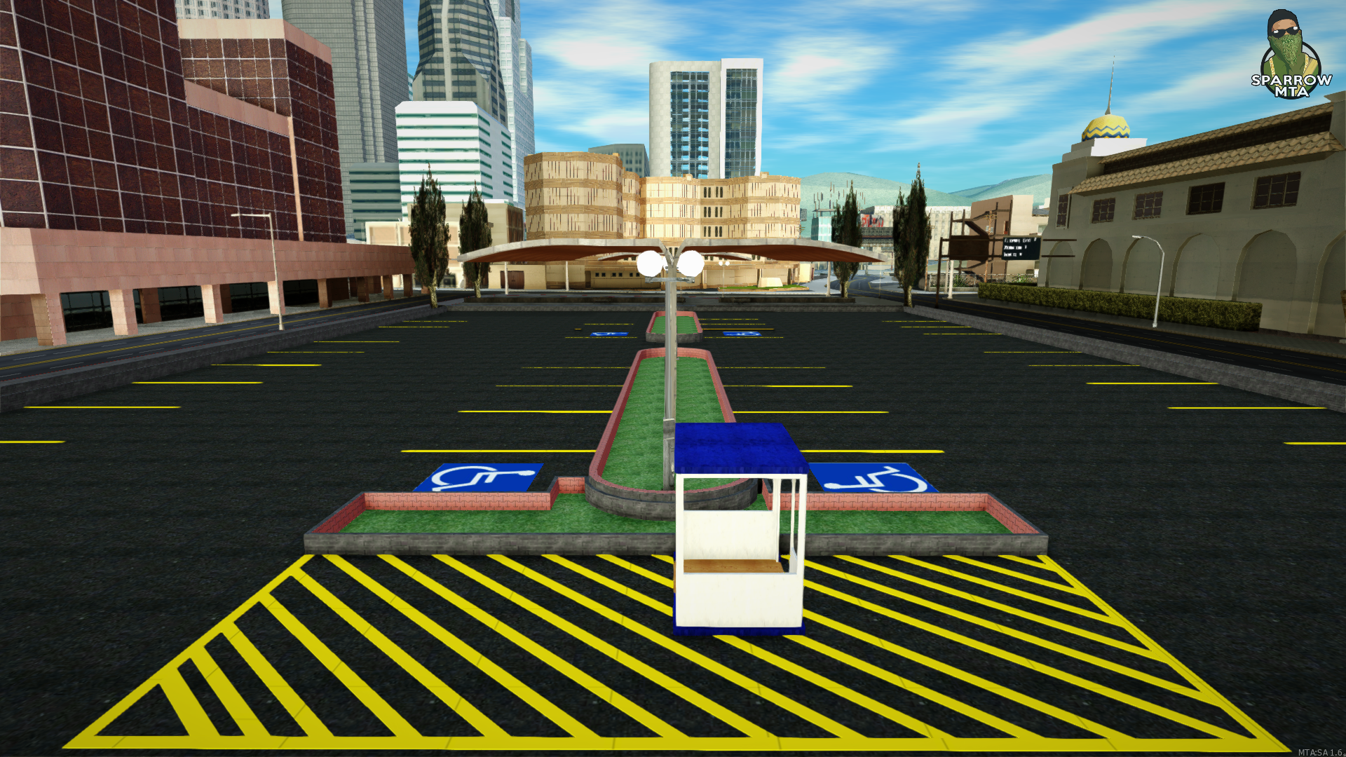MTA:SA FiveM Car Parking Map Script