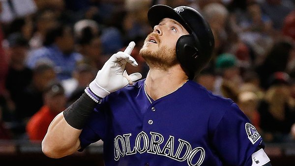 Trevor Story belts 10th HR of April to tie rookie mark as Rockies roll