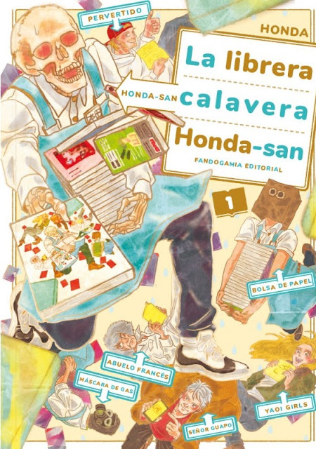 Review del manga La librera calavera Honda-san - Fandogamia