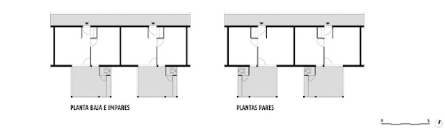 Viviendas ATBAT en Casablanca | George Candilis + Shadrach Woods + Vladimir Bodiansky | Nid d'abeille | 1952-1953 