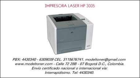 IMPRESORA LASER HP 3005