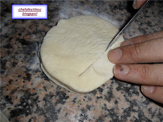 Chaussons couverts à la créme chcolaté