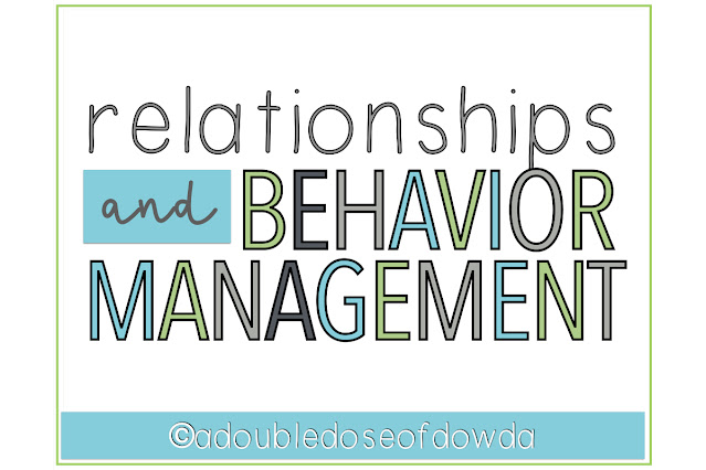 Relationships and Behavior Management