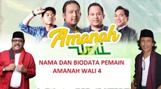 Nama dan Biodata Pemain Amanah Wali 4 RCTI 2020 Lengkap