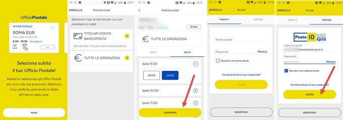 login-app-ufficio-postale