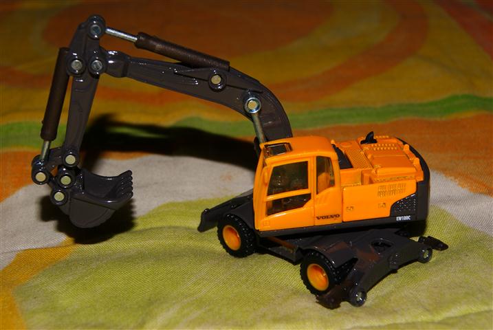  Mobil  Excavator  mainan  siku Toy Collection
