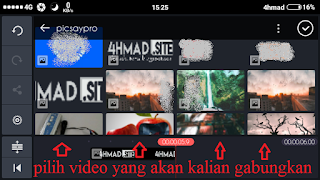 Cara Mengedit (cara gabung video atau foto) di android