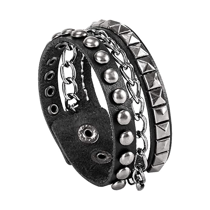 2pcs Punk Bracelets Simple Scorpion Men Bracelets Gothic Leather Bracelets  - Walmart.com