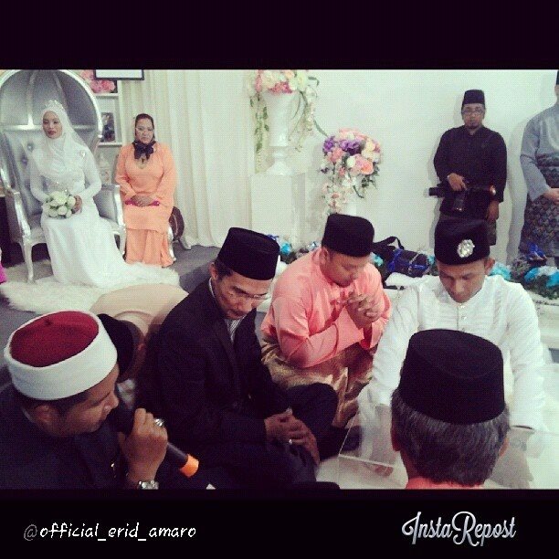 Gambar Eksklusif Black Hanifah Kahwin, black mentor kahwin, gambar artis malaysia,