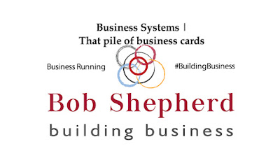 Bob Shepherd Associates article image | That pile of business cards