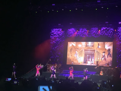 Fifth Harmony on stage at the 02