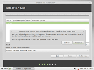 Cara Instal Linux Mint