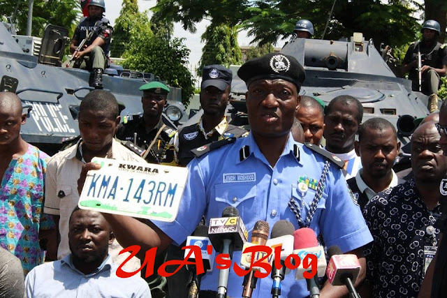 Offa Robbery: The Car Plate Number Used By The Robbers Boldly Written ‘SARAKI’ (Photos)