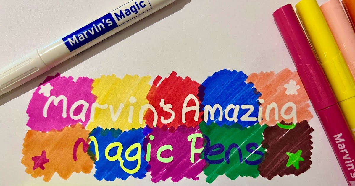 Win A Set Of Marvin's Amazing Magic Pens - Counting To Ten