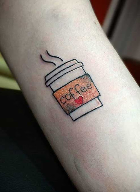 Tatuagens para quem ama tomar café 