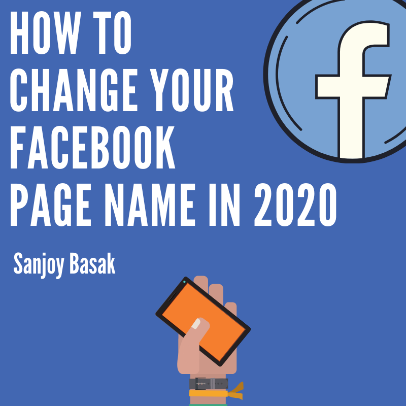 how to change the name of a facebook page