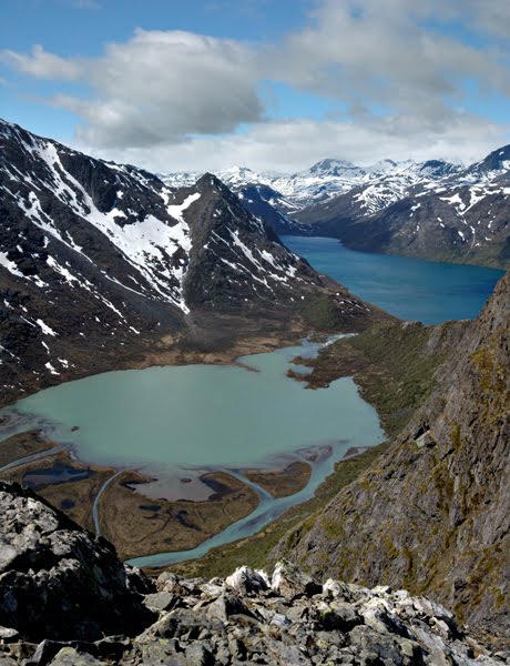 Spectacular mountain landscape from Jotunheim